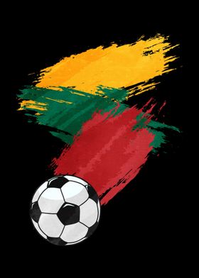 Lithuania Flag Soccer