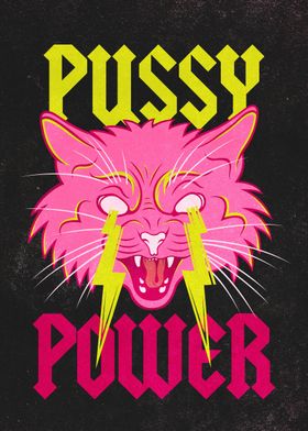 Pussy Power Feminist Quote