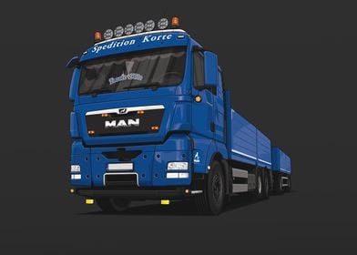 MAN TGX 26 480 Blue