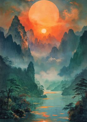 Chinese Landscape Japanese