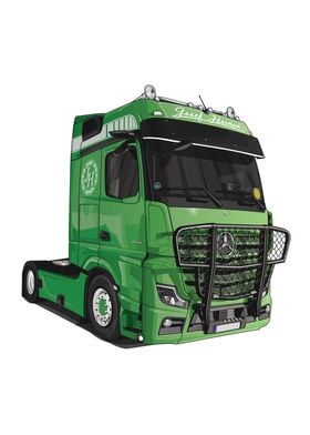 Mercedes Actros MP4 Green