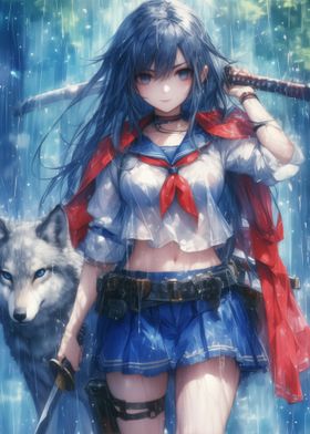 Anime Wolf Daughter