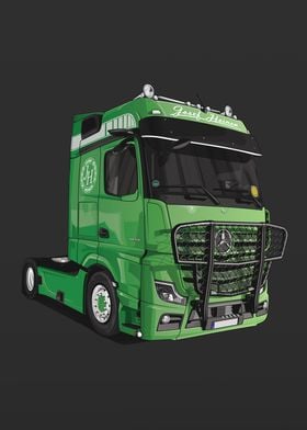 Mercedes Actros MP4 Green