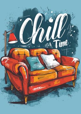 Chill Time Illustration 