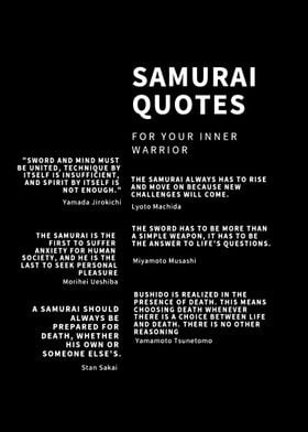 Samurai quotes 