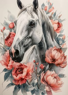 Horse Watercolor