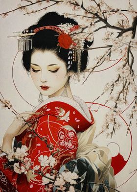 geisha cherry blsoom