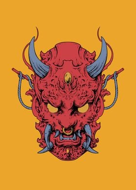 Oni Mask Mythology 