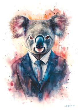 Koala Painting Portrait