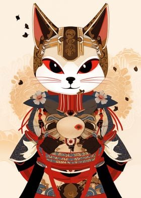 Japanese Cat Samurai