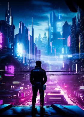 Cyberpunk City Of Night