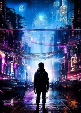 Cyberpunk City Of Night