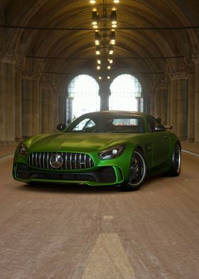 amg gtr green beast