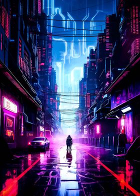 Cyberpunk City Of Night