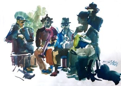 N575 Street musicians