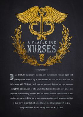Nurses Prayer Print