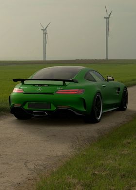 amg gtr green beast