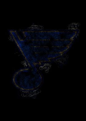 St Louis Blues Scribbles