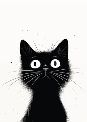 Cute Black Kitten Cat