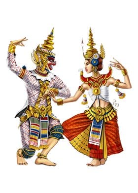 Cambodian Khmer Dancers