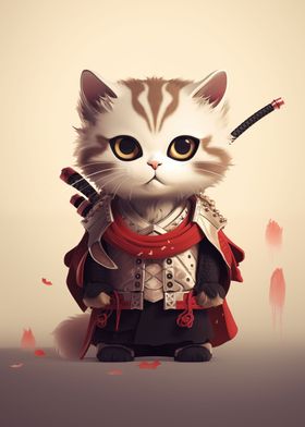 Japanese Kitty Samurai