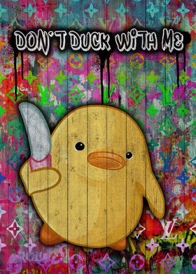 Funny Duck Graffiti