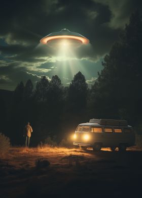 UFO Alien Visit Night