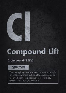 Compound Lifts Gym Humor