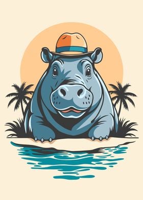 Hippo On Holiday