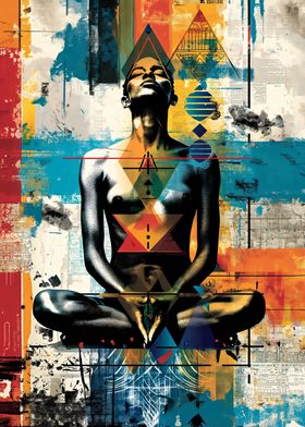 Colourful Chakras Poster