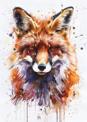 Fox Watercolor