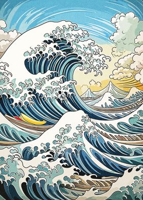 Iconic Waves Of Japan