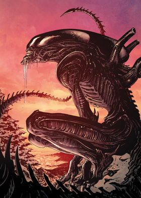 Alien Comics Stylized-preview-0