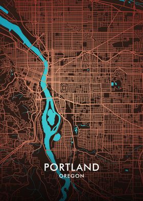 Portland City Map