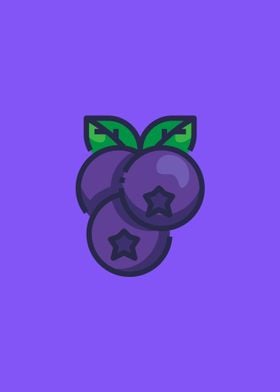 Minimalist Blueberry