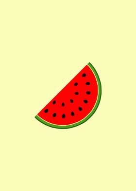 Minimalist Watermelon