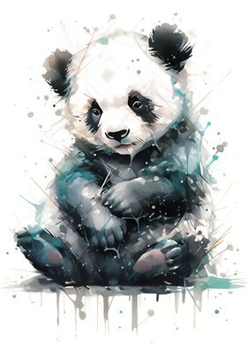 Panda Watercolor