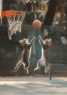 Cat Basketball Sport