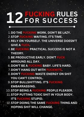 12 Rules for Success