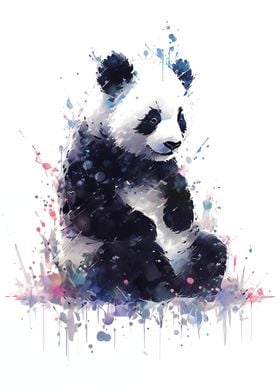 Panda Watercolor