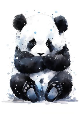 Panda Watercolor