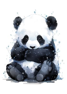 Panda Watercolor