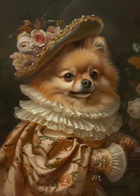 pomeranian dog Renaissance