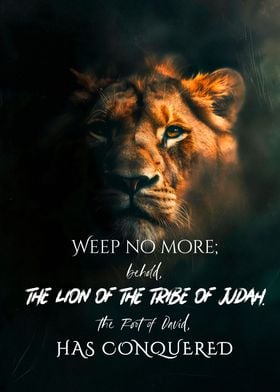 Lion of Judah conquered