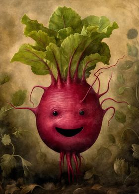 Happy funny vegetable