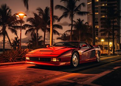 Testarossa in miami