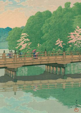 Kawase Hasui Benkei Bridge