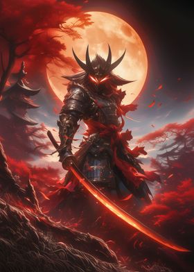 Crimson Moon Samurai