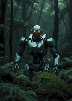 Green Robot 002