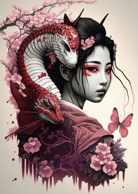 Geisha dragon